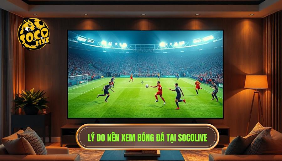 Cách xem Socolive trên điện thoại đơn giản và trải nghiệm bóng đá đỉnh cao 1 Tại sao nên chọn Socolive để xem bóng đá trực tuyến?
