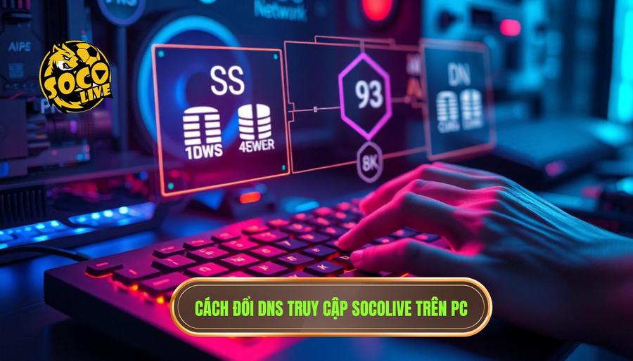 Cách thay đổi DNS để truy cập Socolive trên máy tính (PC)