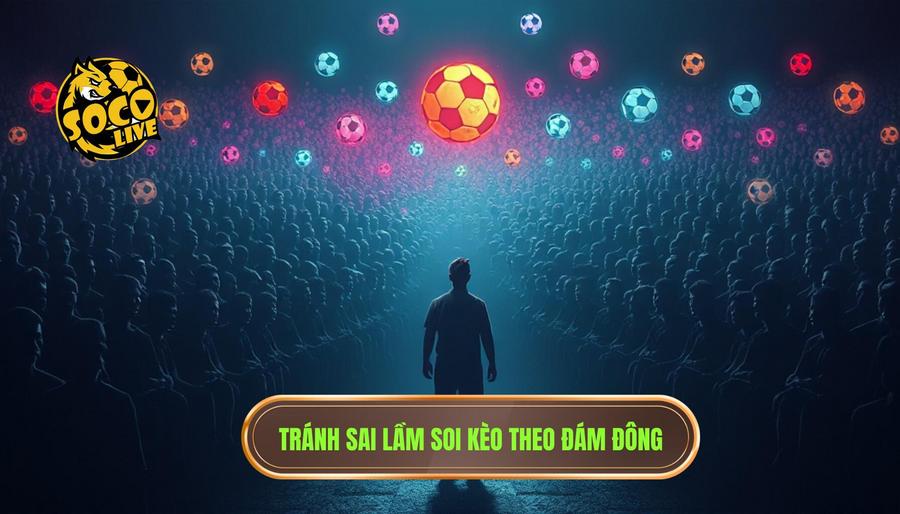 Sai lầm khi soi kèo bóng đá: Những "cái bẫy" khiến người chơi trắng tay 1 1. Tránh sai lầm soi kèo theo đám đông
